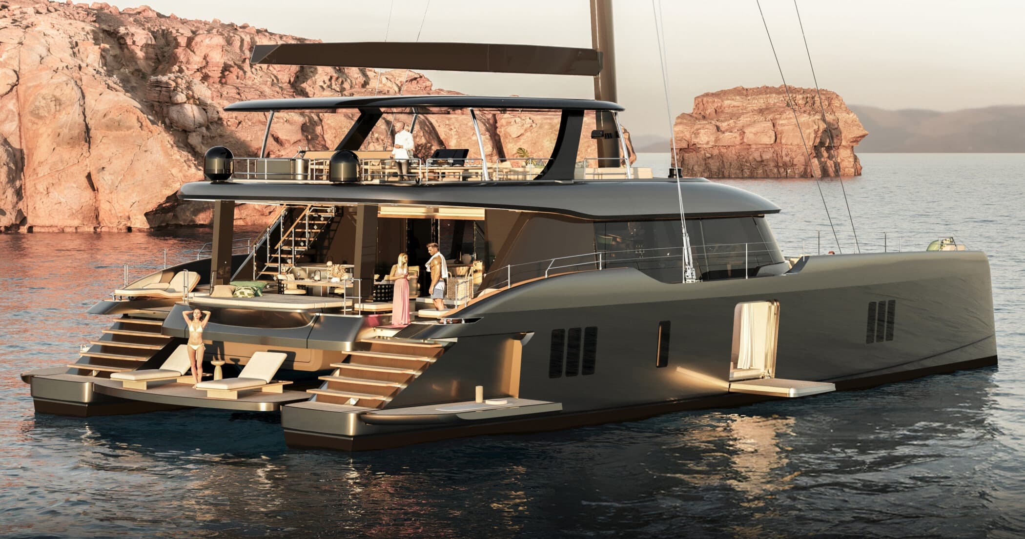 Beautiful waters with boat
